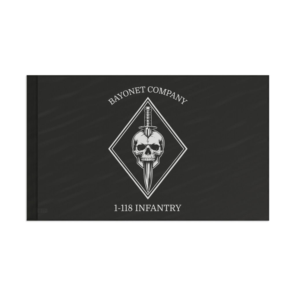 BAYONET COMPANY, 1-118 IN - Company Flag