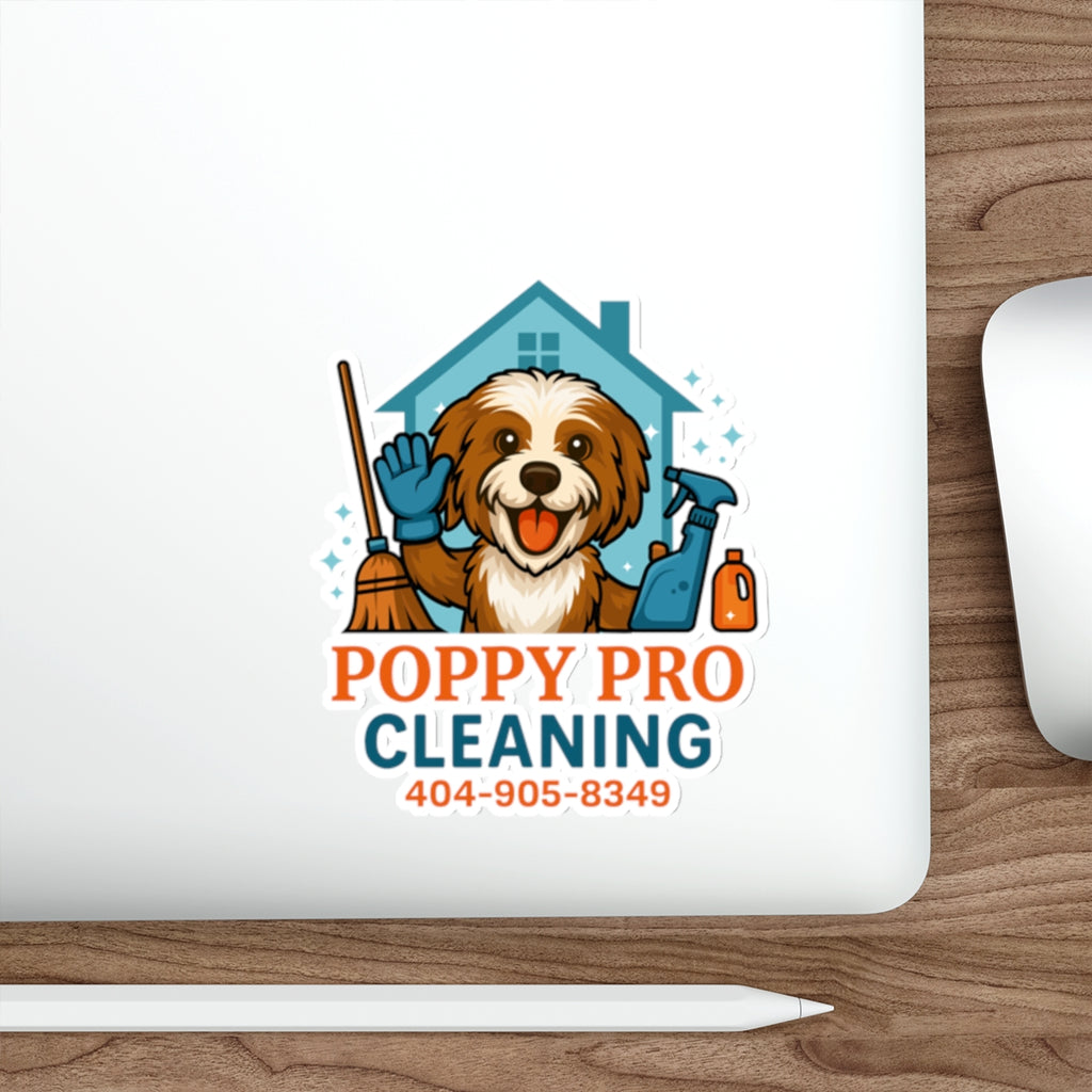 Poppy Pro Cleaning OG Die-Cut Sticker