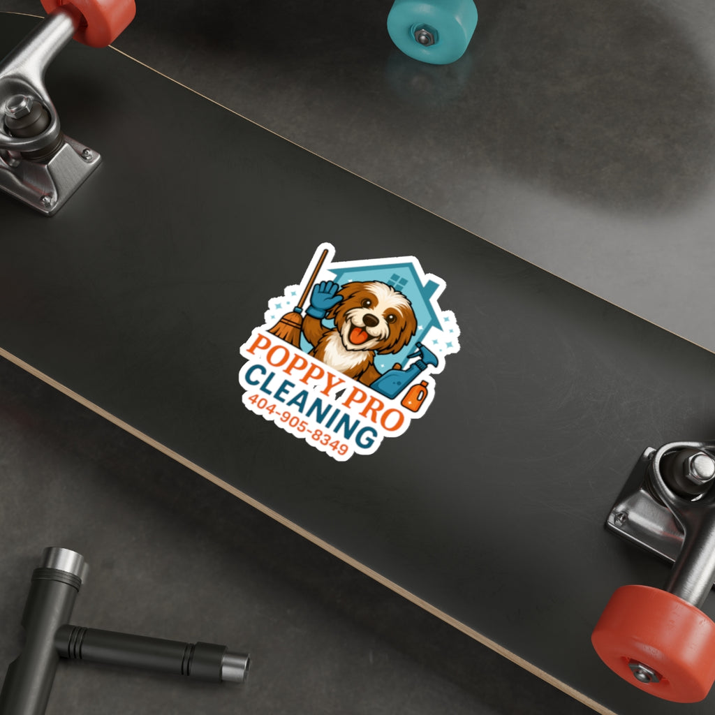 Poppy Pro Cleaning OG Die-Cut Sticker