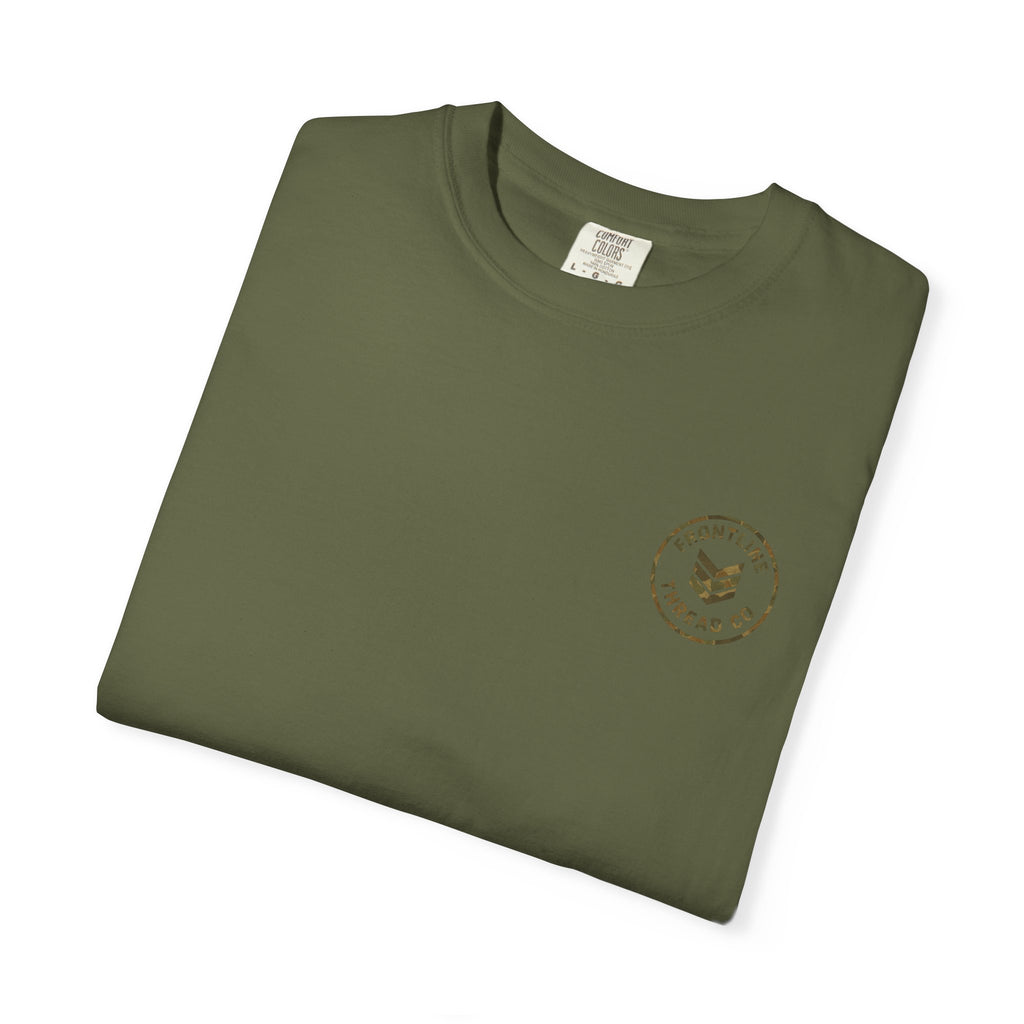 FRONTLINE THREAD CO. OLD SCHOOL CAMO - OG LOGO TEE
