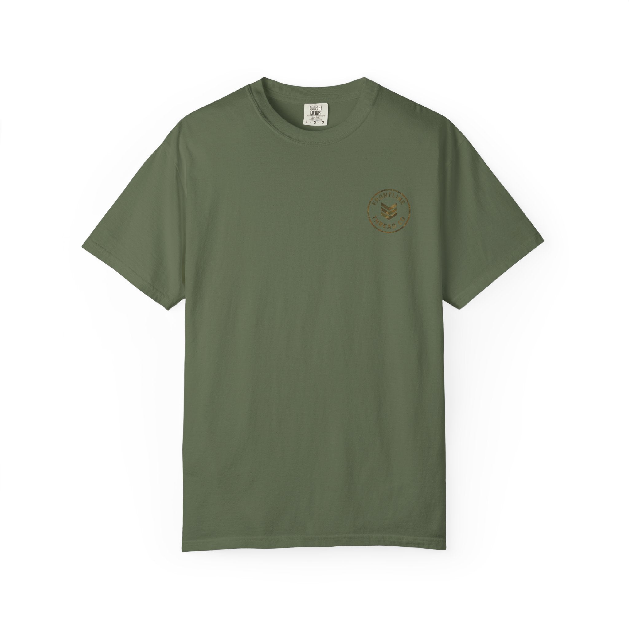FRONTLINE THREAD CO. OLD SCHOOL CAMO - OG LOGO TEE