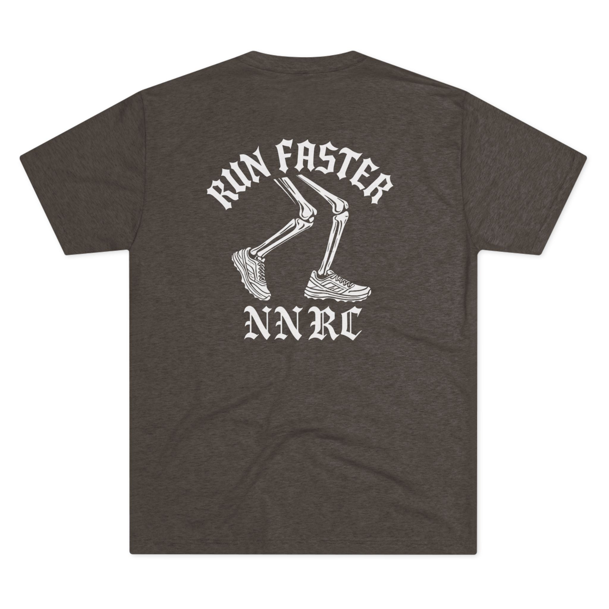 NNRC - RUN FASTER DARK HEATHER TEE