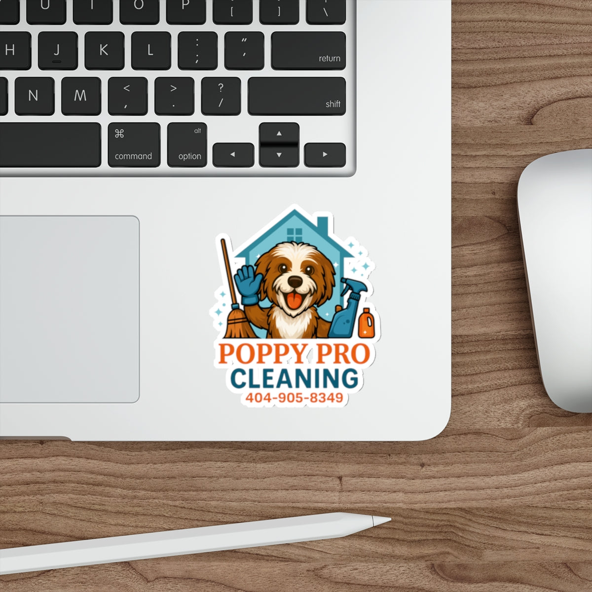 Poppy Pro Cleaning OG Die-Cut Sticker