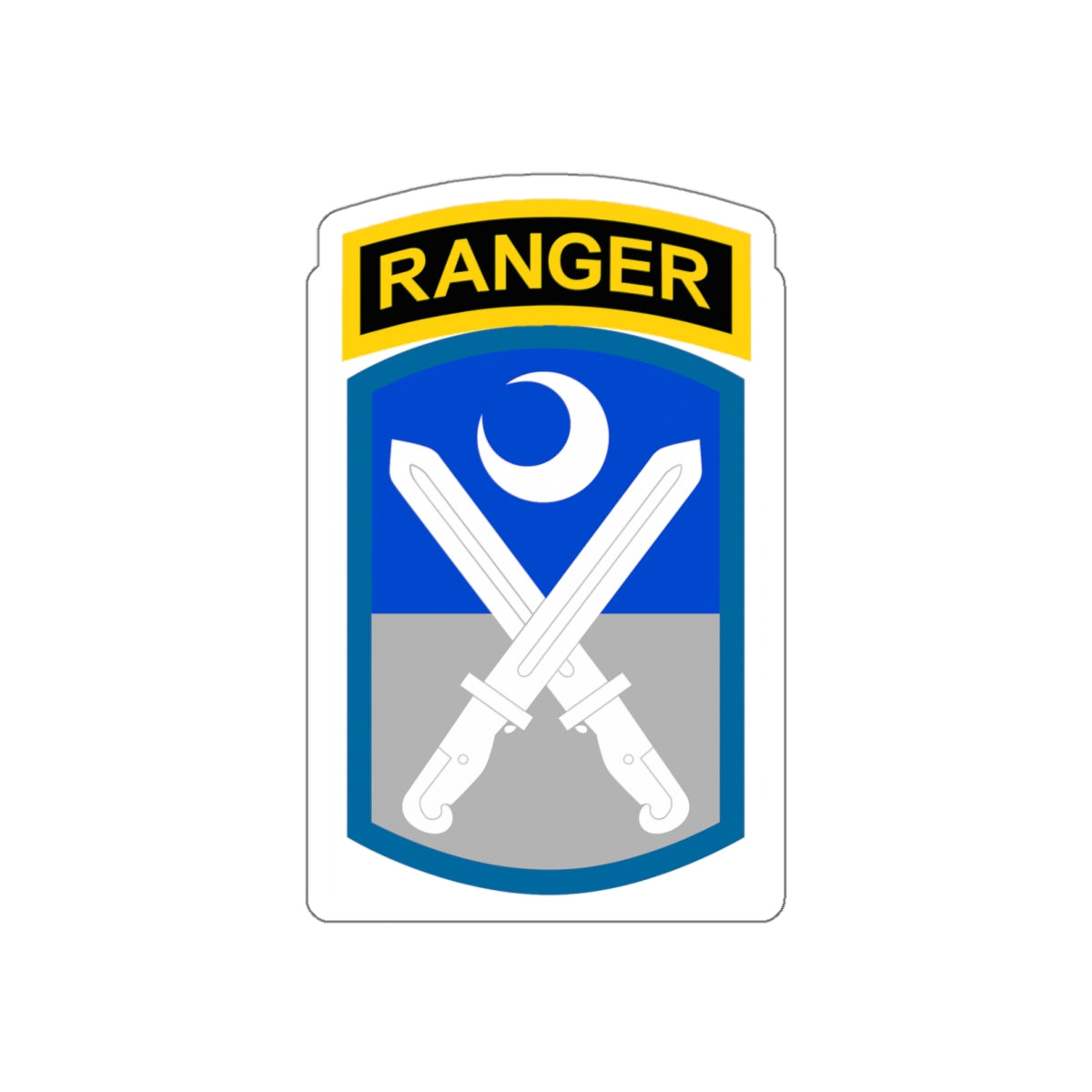 218th MEB SSI WITH RANGER TAB STICKER