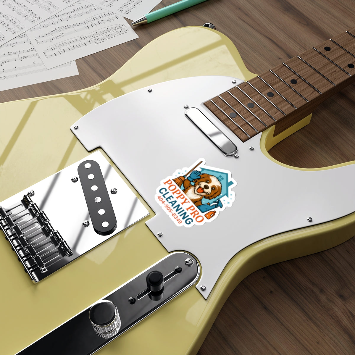 Poppy Pro Cleaning OG Die-Cut Sticker