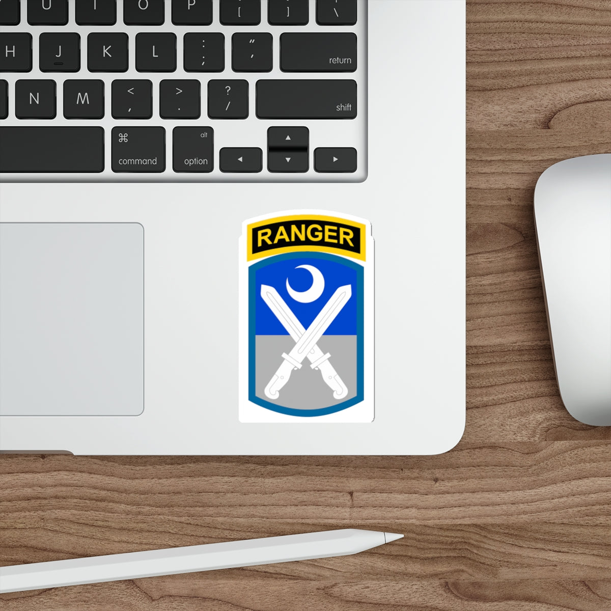 218th MEB SSI WITH RANGER TAB STICKER