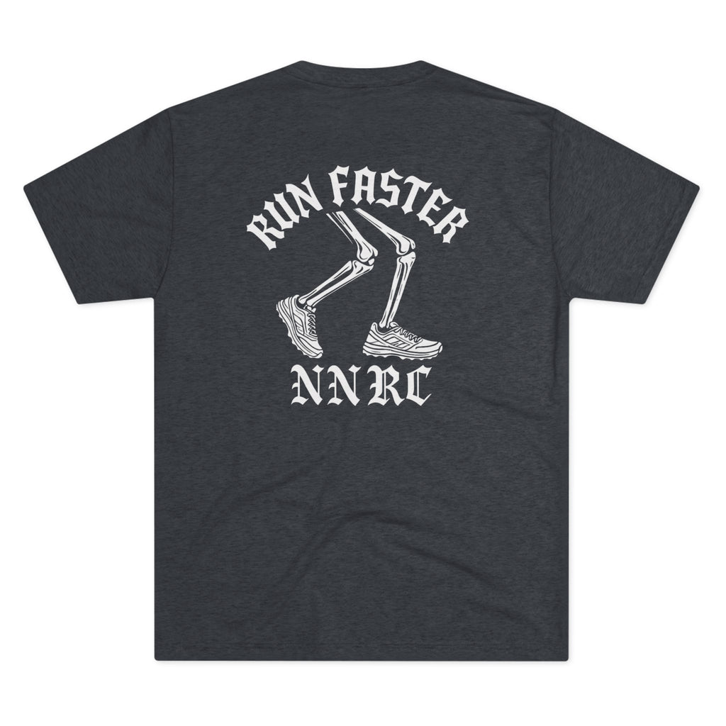 NNRC - RUN FASTER DARK HEATHER TEE