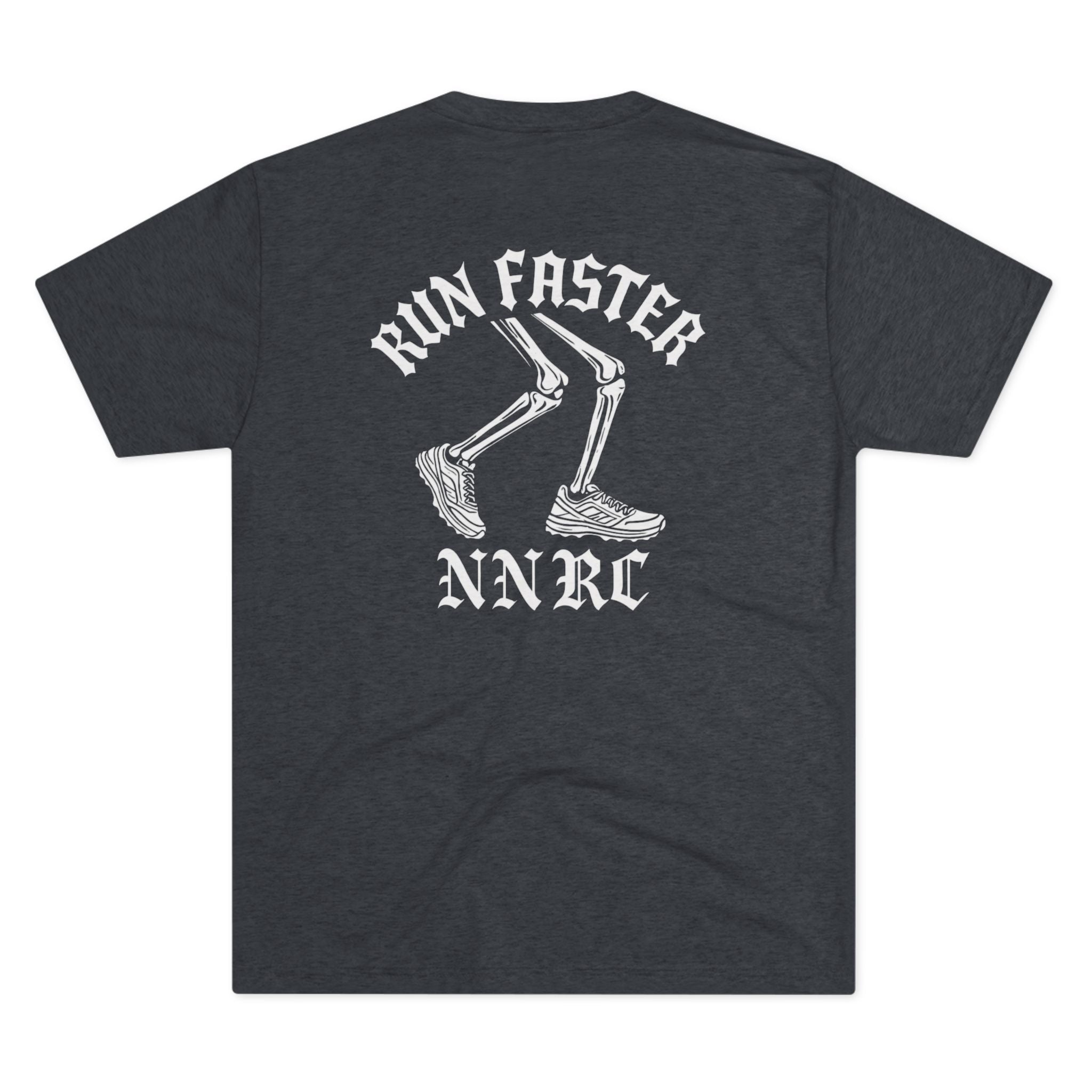 NNRC - RUN FASTER DARK HEATHER TEE