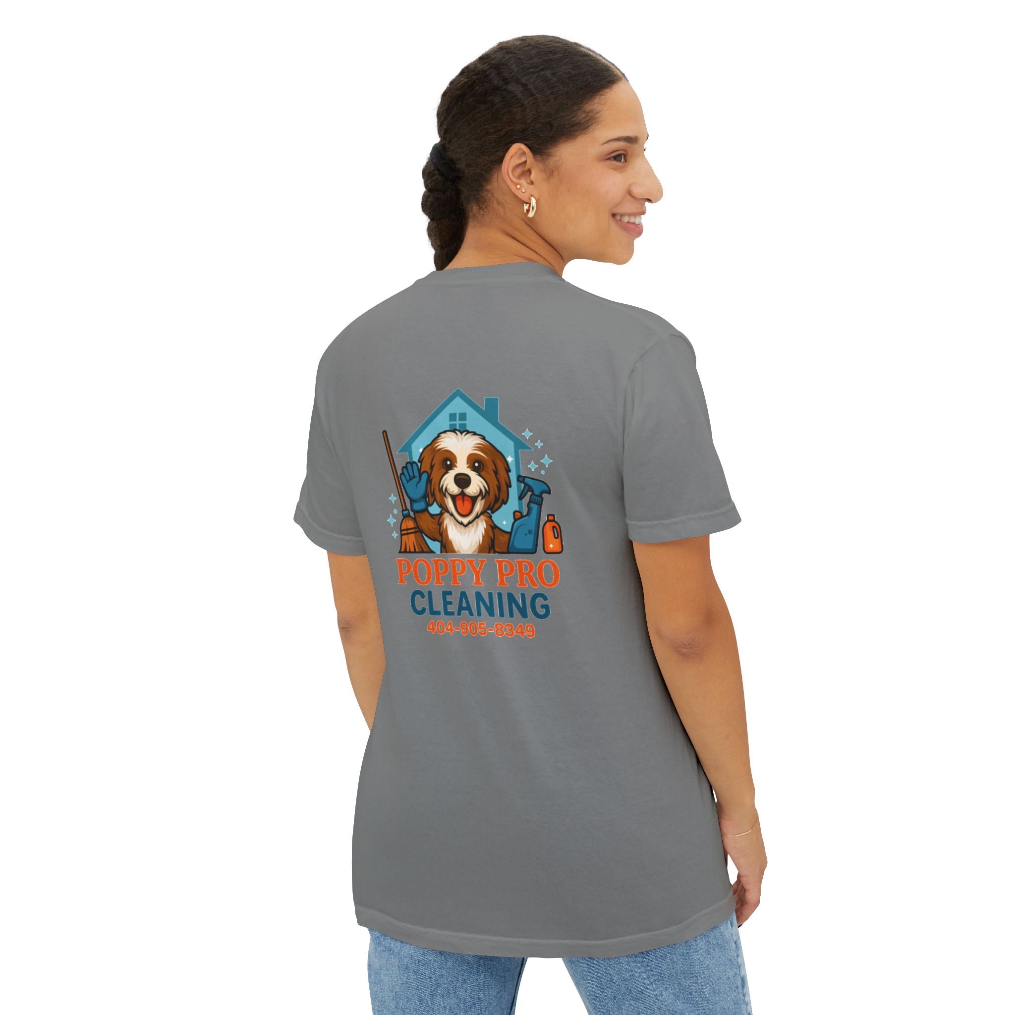 Poppy Pro Cleaning OG Pocket Tee