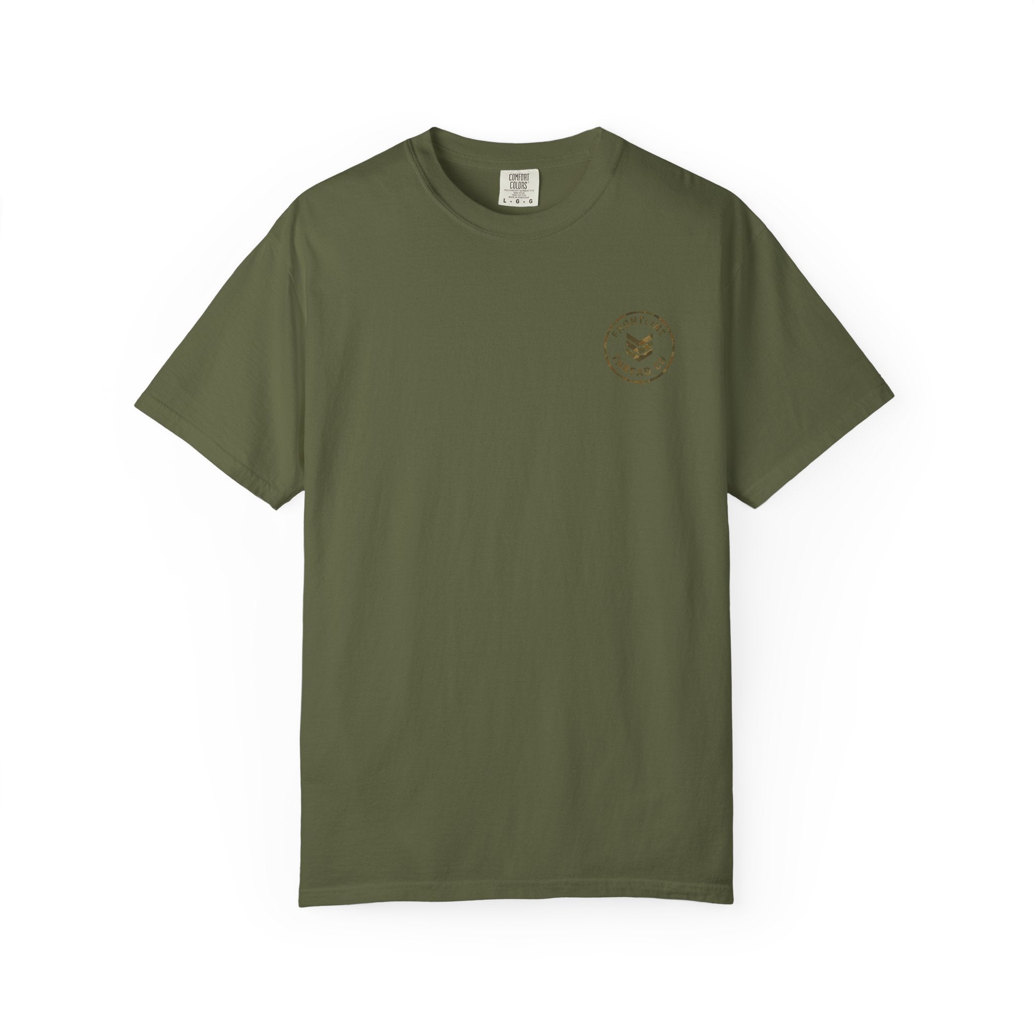 FRONTLINE THREAD CO. OLD SCHOOL CAMO - OG LOGO TEE