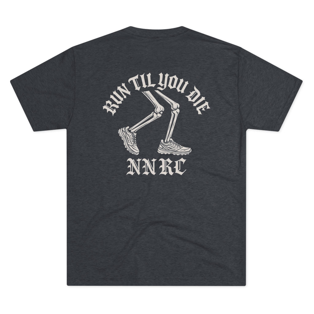 NNRC - RUN TIL YOU DIE DARK HEATHER TEE