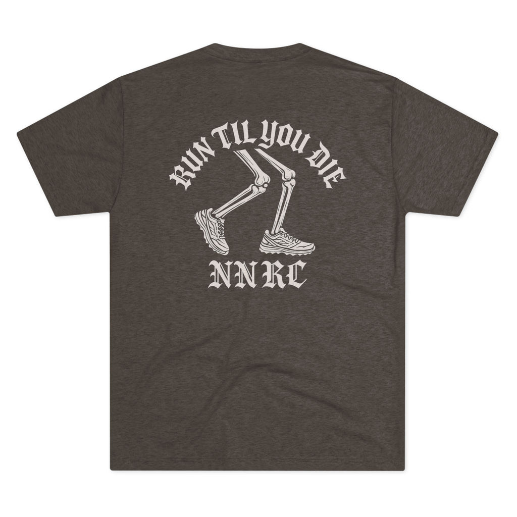 NNRC - RUN TIL YOU DIE DARK HEATHER TEE