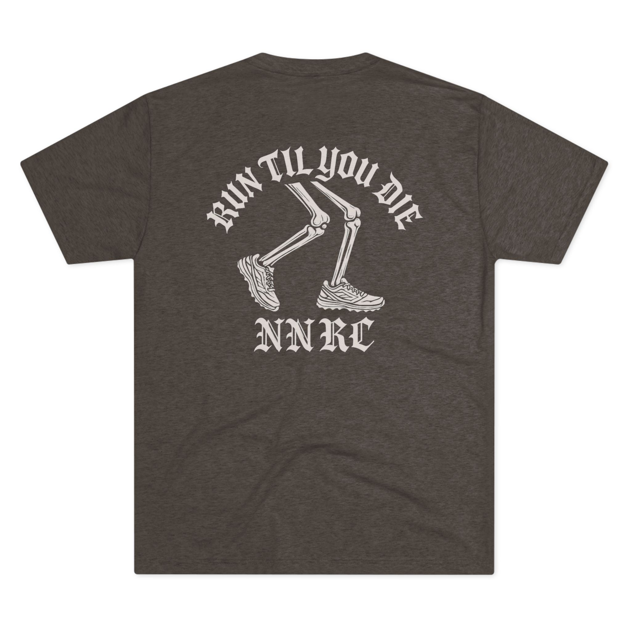 NNRC - RUN TIL YOU DIE DARK HEATHER TEE