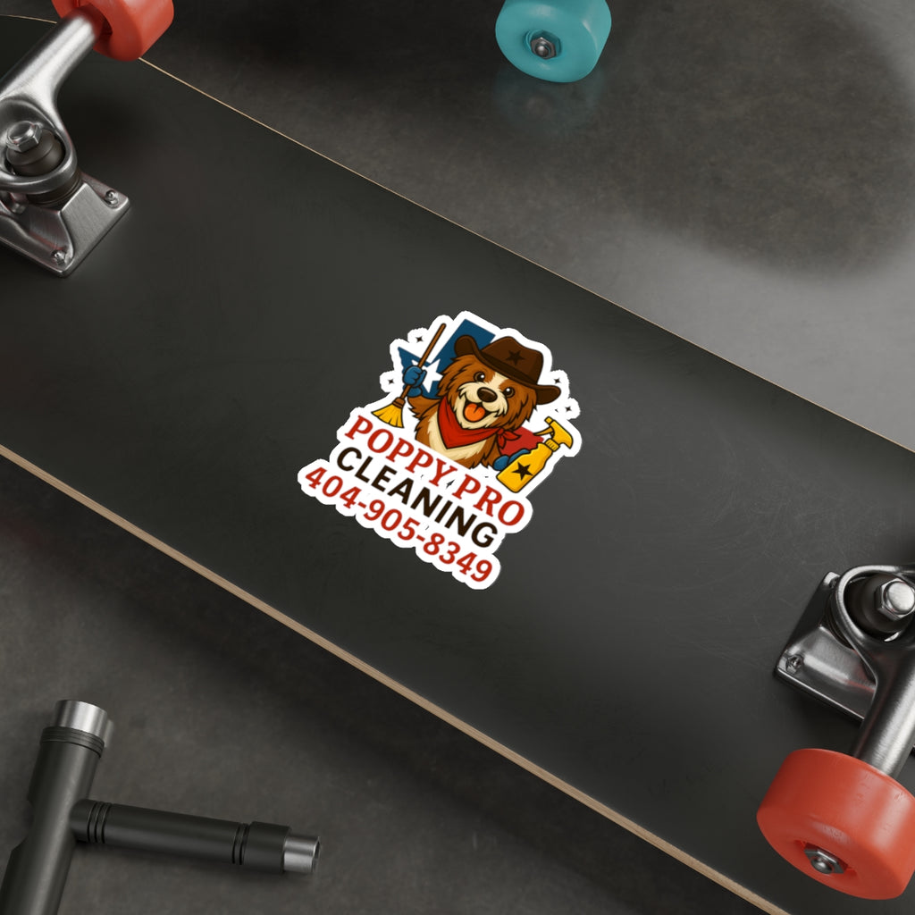 Poppy Pro Texas Die-Cut Vinyl Sticker