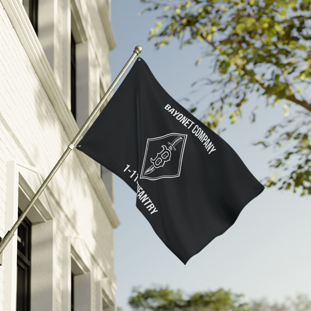 Bayonet Company 1-118th Infantry Double-Sided Flag