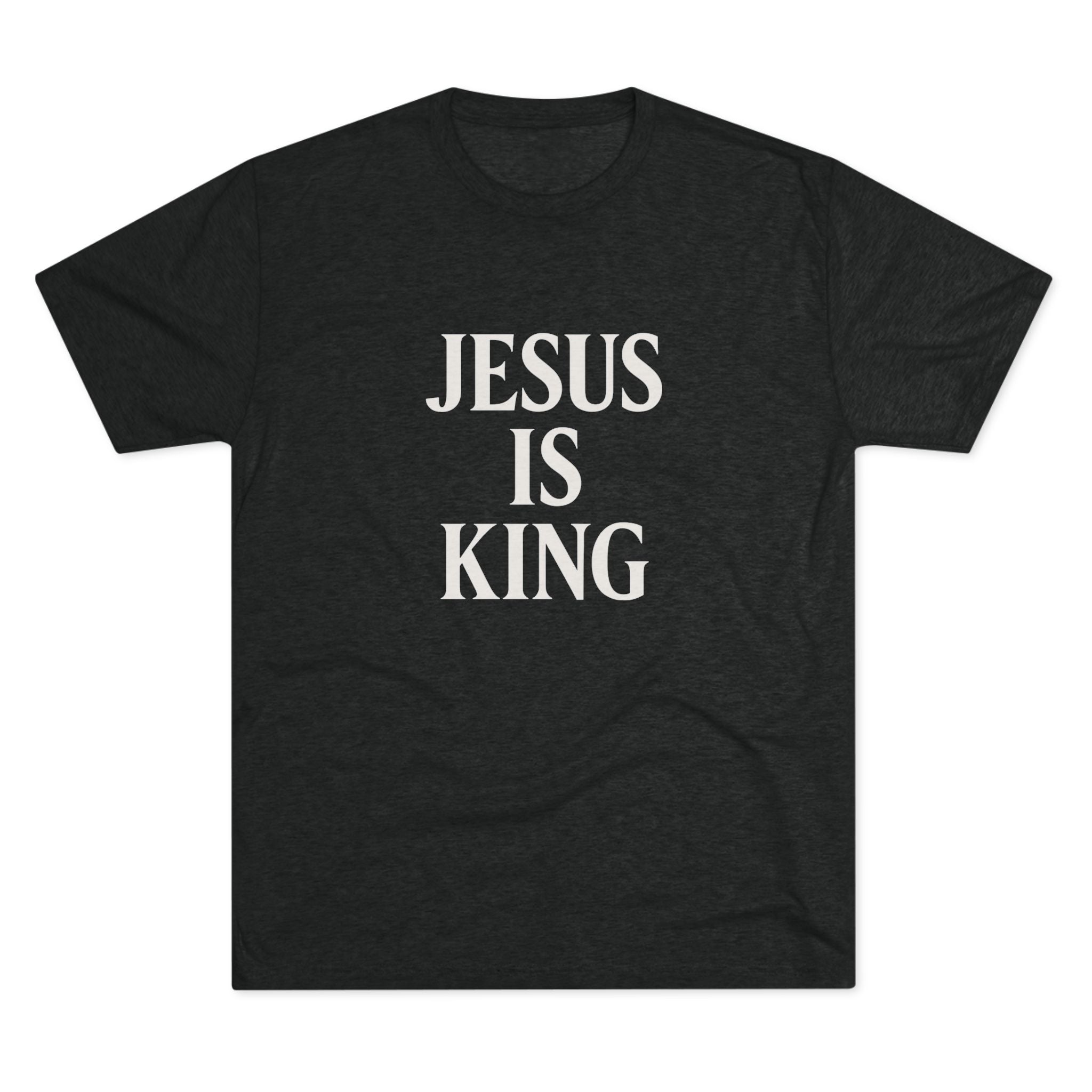 JESUS IS KING - BLACK TEE