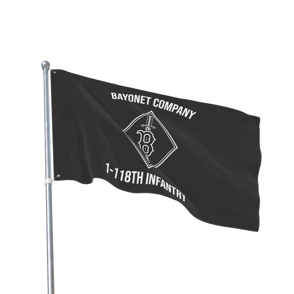 Bayonet Company 1-118th Infantry Double-Sided Flag