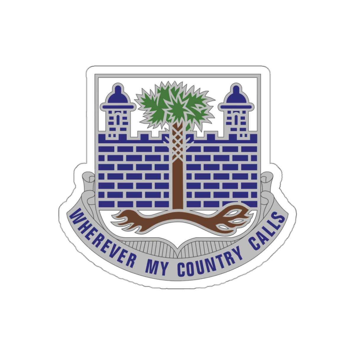 1-118 INFANTRY REGIMENT DUI STICKER