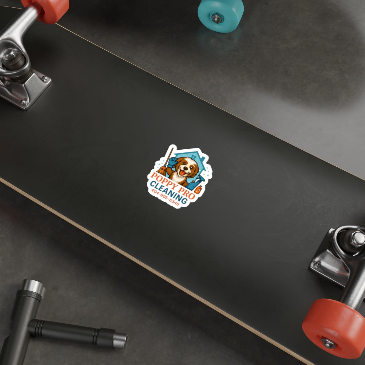 Poppy Pro Cleaning OG Die-Cut Sticker