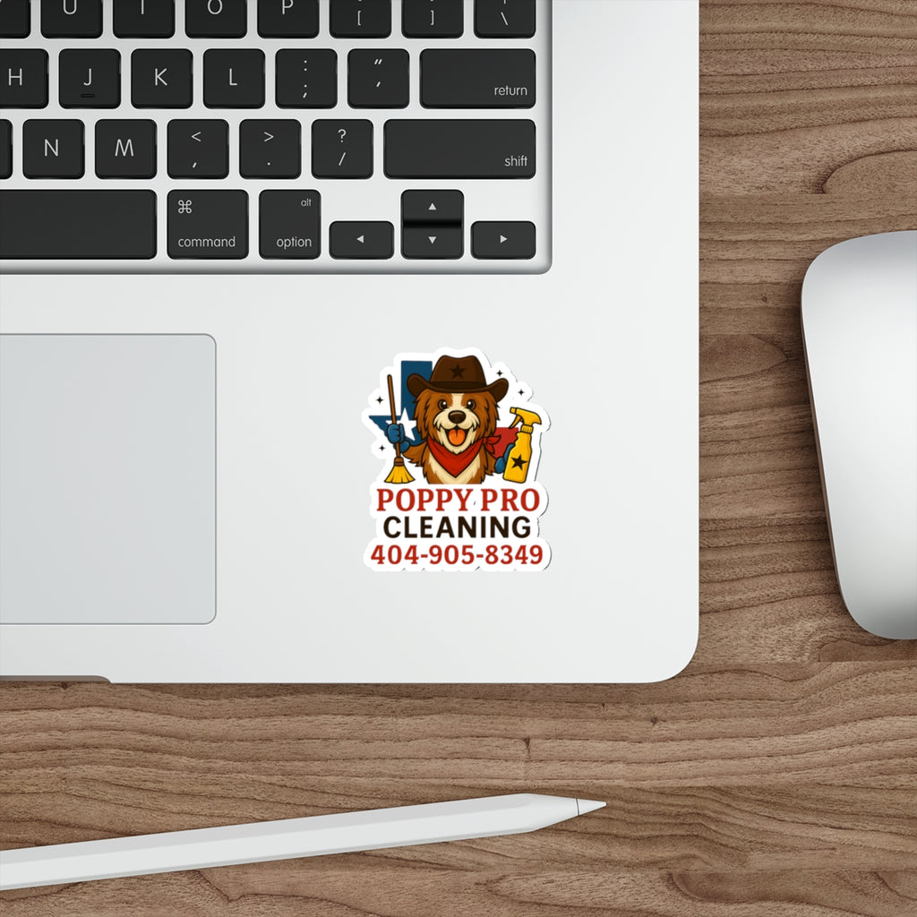 Poppy Pro Texas Die-Cut Vinyl Sticker