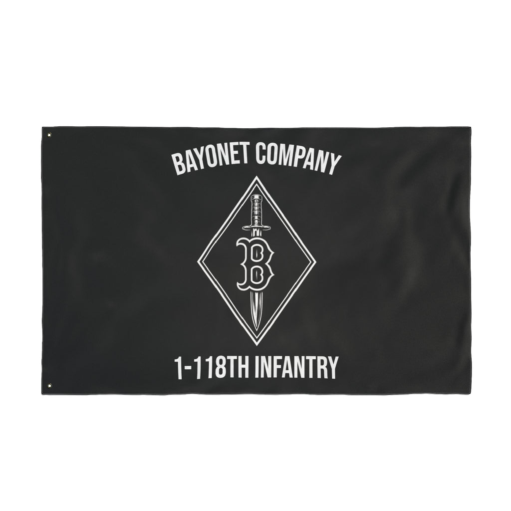 Bayonet Company 1-118th Infantry Double-Sided Flag