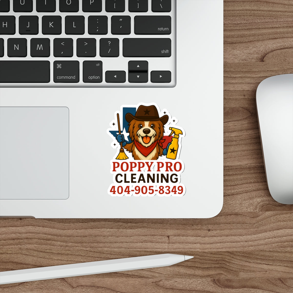 Poppy Pro Texas Die-Cut Vinyl Sticker