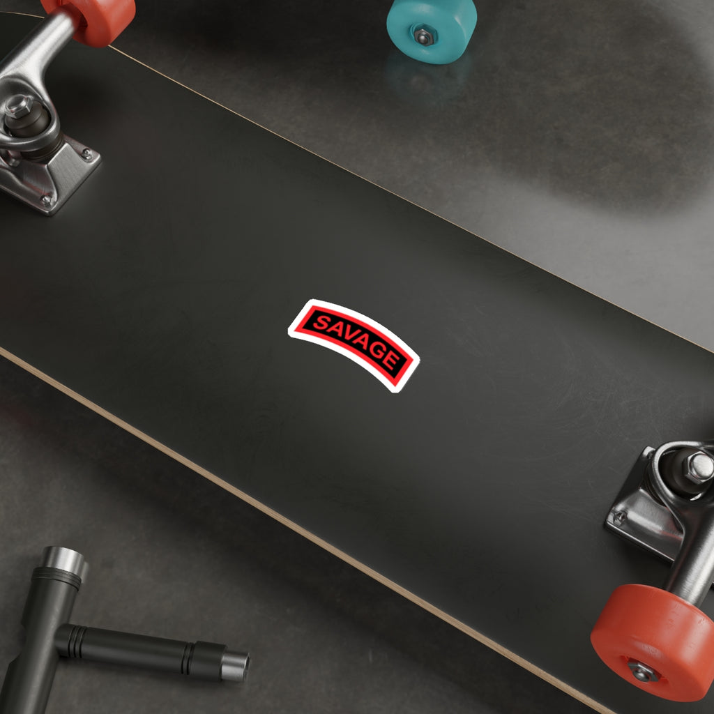 Savage "Tab" Die-Cut Vinyl Sticker