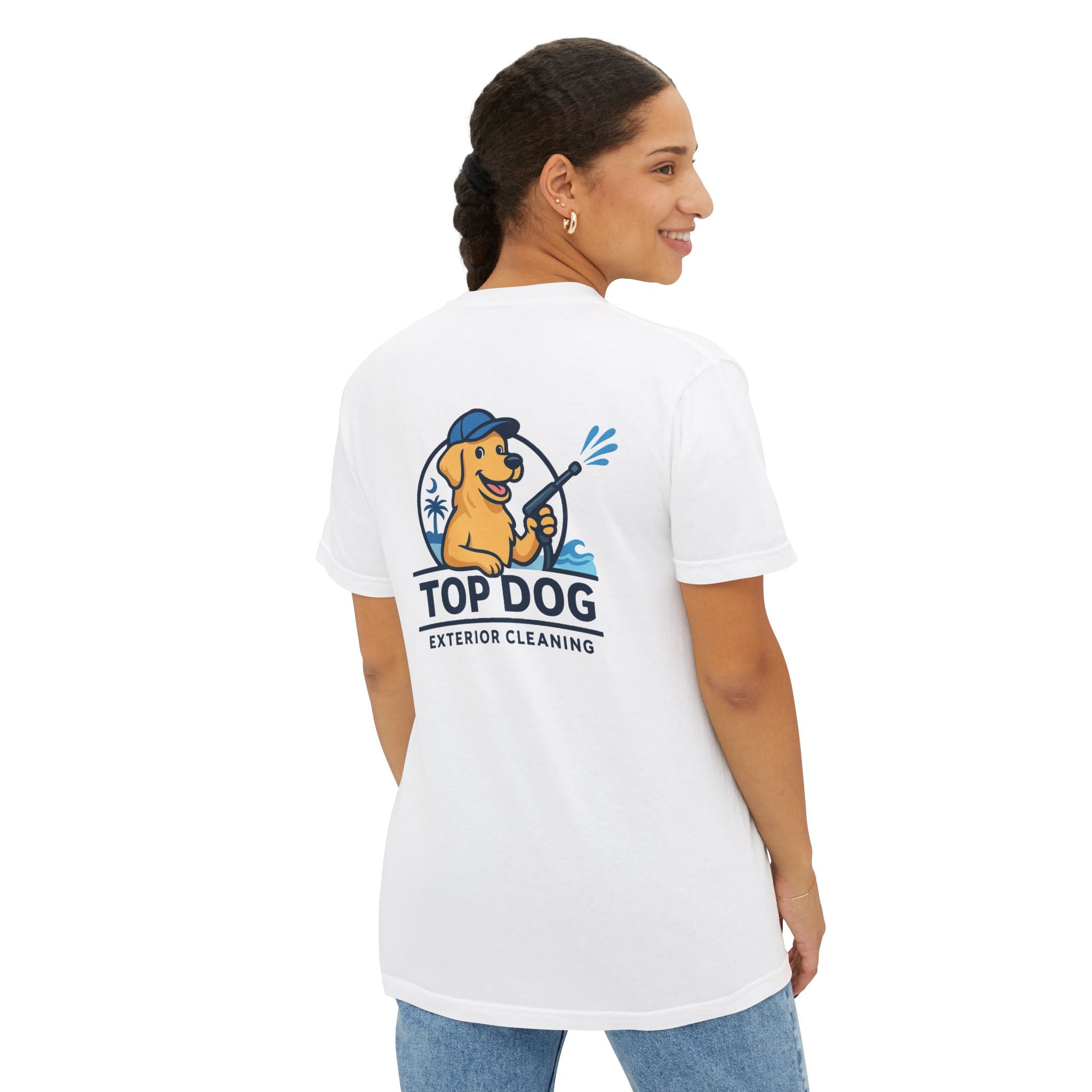 Top Dog Exterior Cleaning Pocket Tee