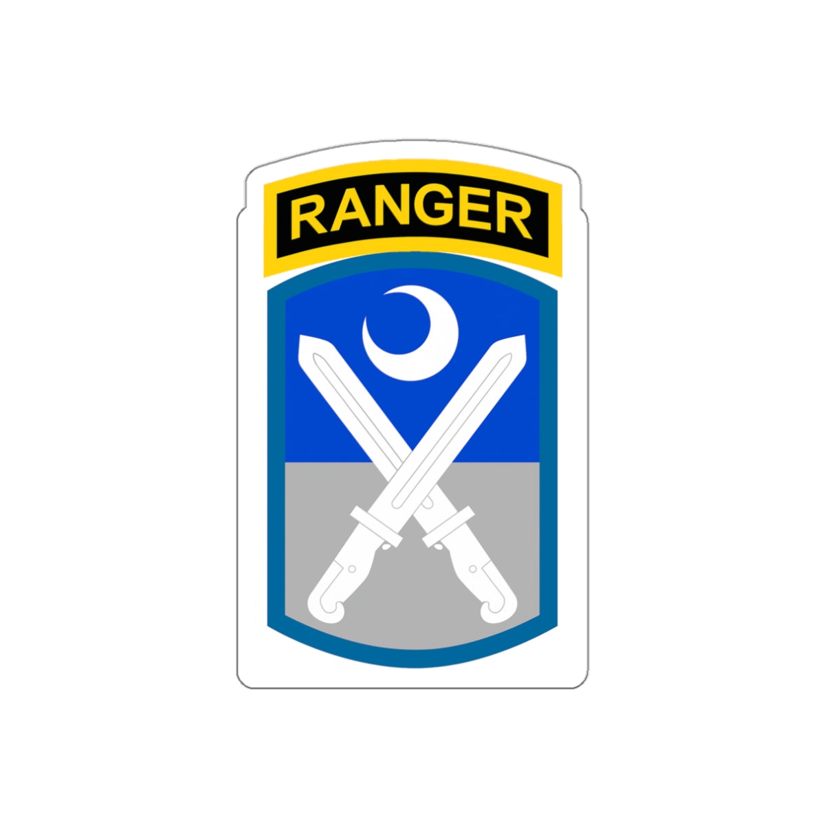 218th MEB SSI WITH RANGER TAB STICKER