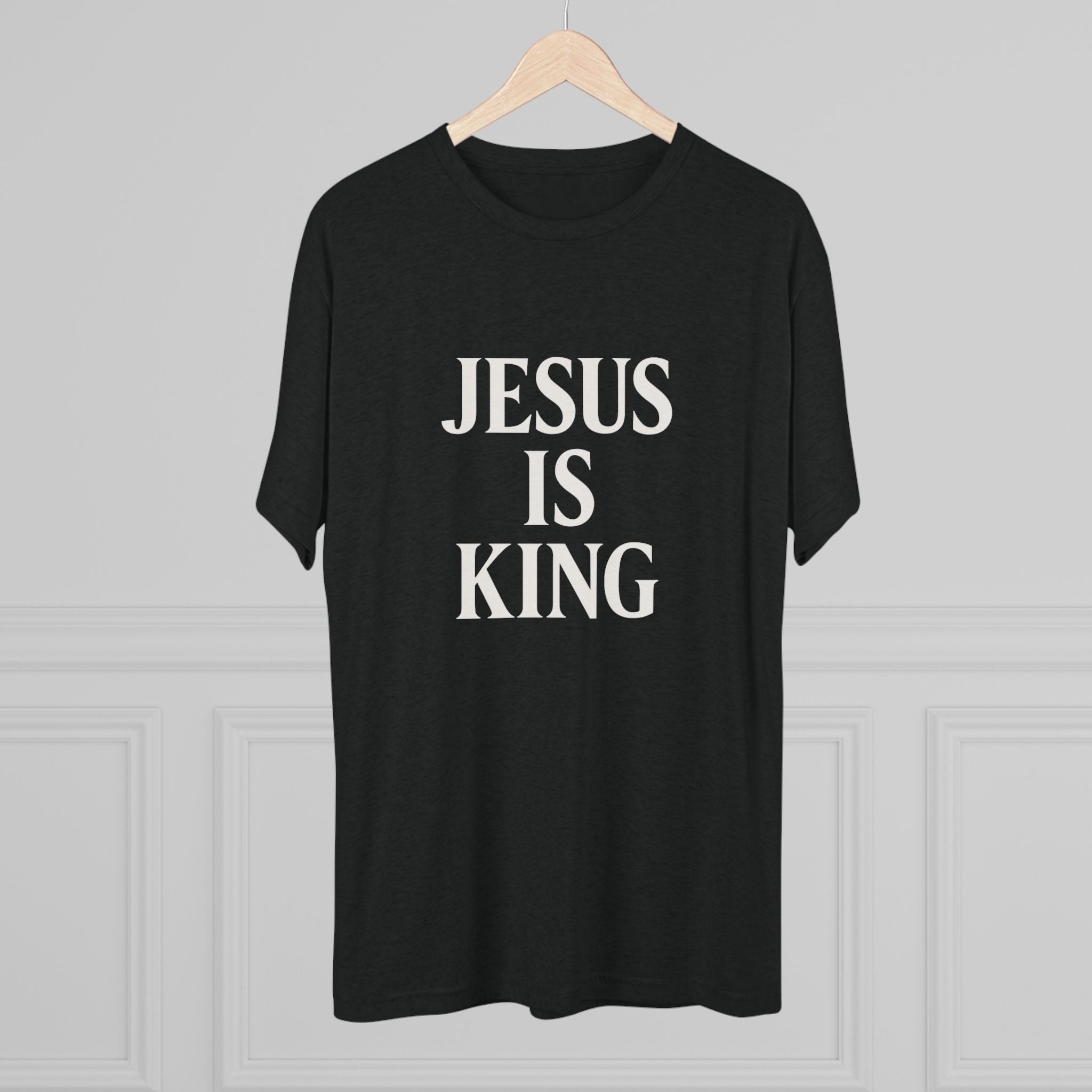 JESUS IS KING - BLACK TEE