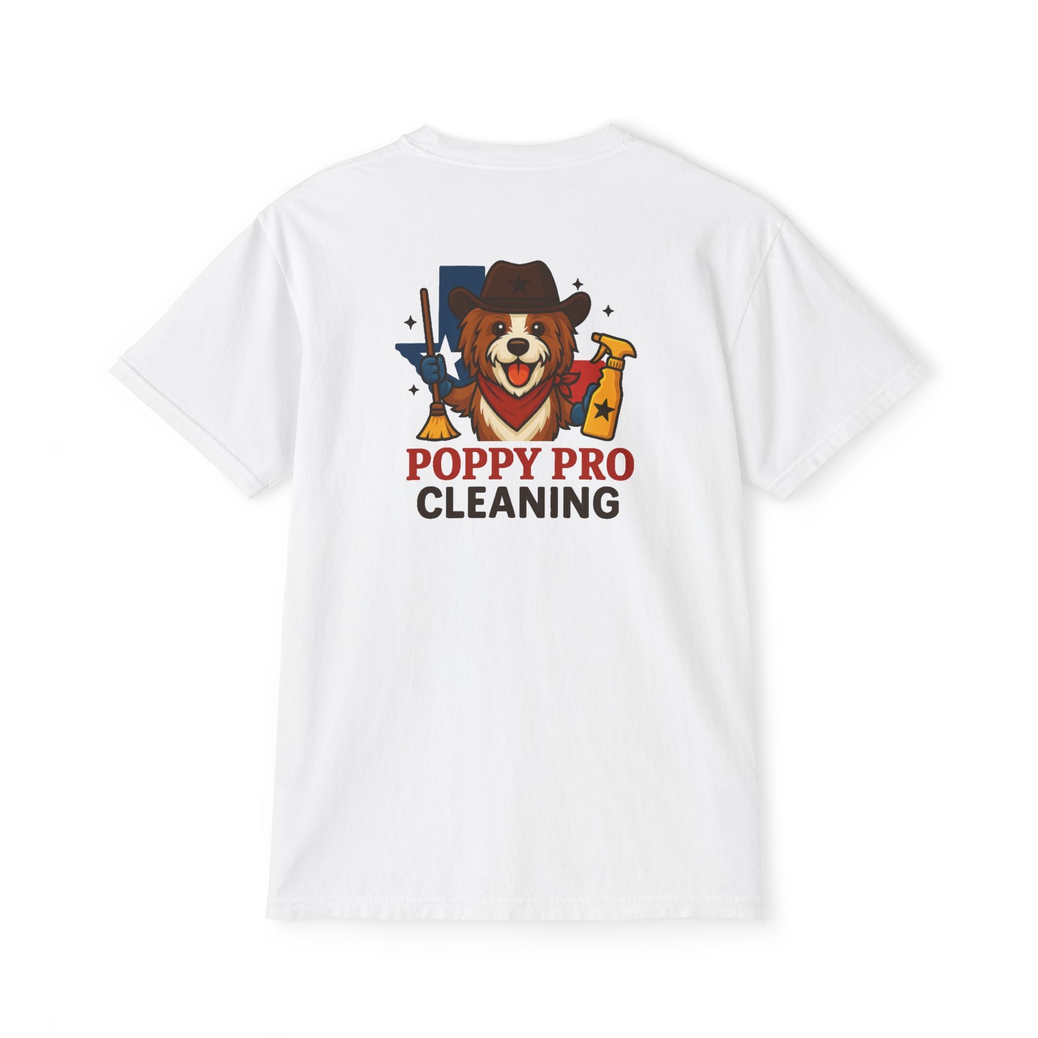 Poppy Pro Cleaning Texas Pocket Tee