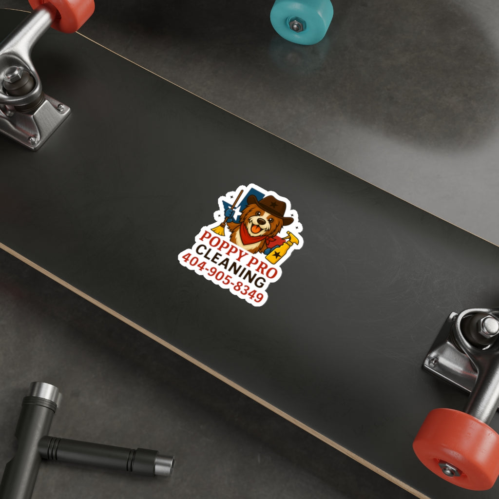 Poppy Pro Texas Die-Cut Vinyl Sticker