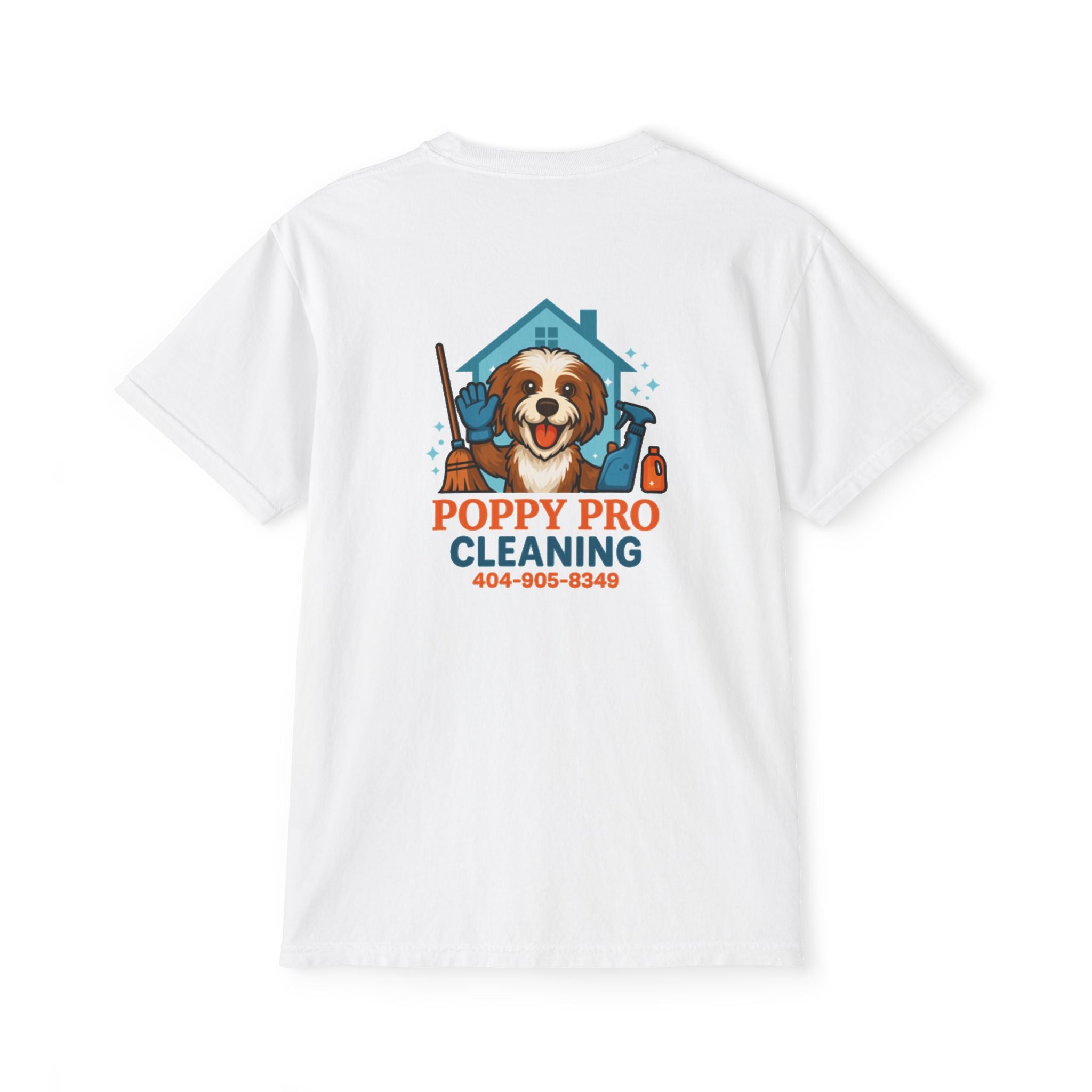 Poppy Pro Cleaning OG Pocket Tee