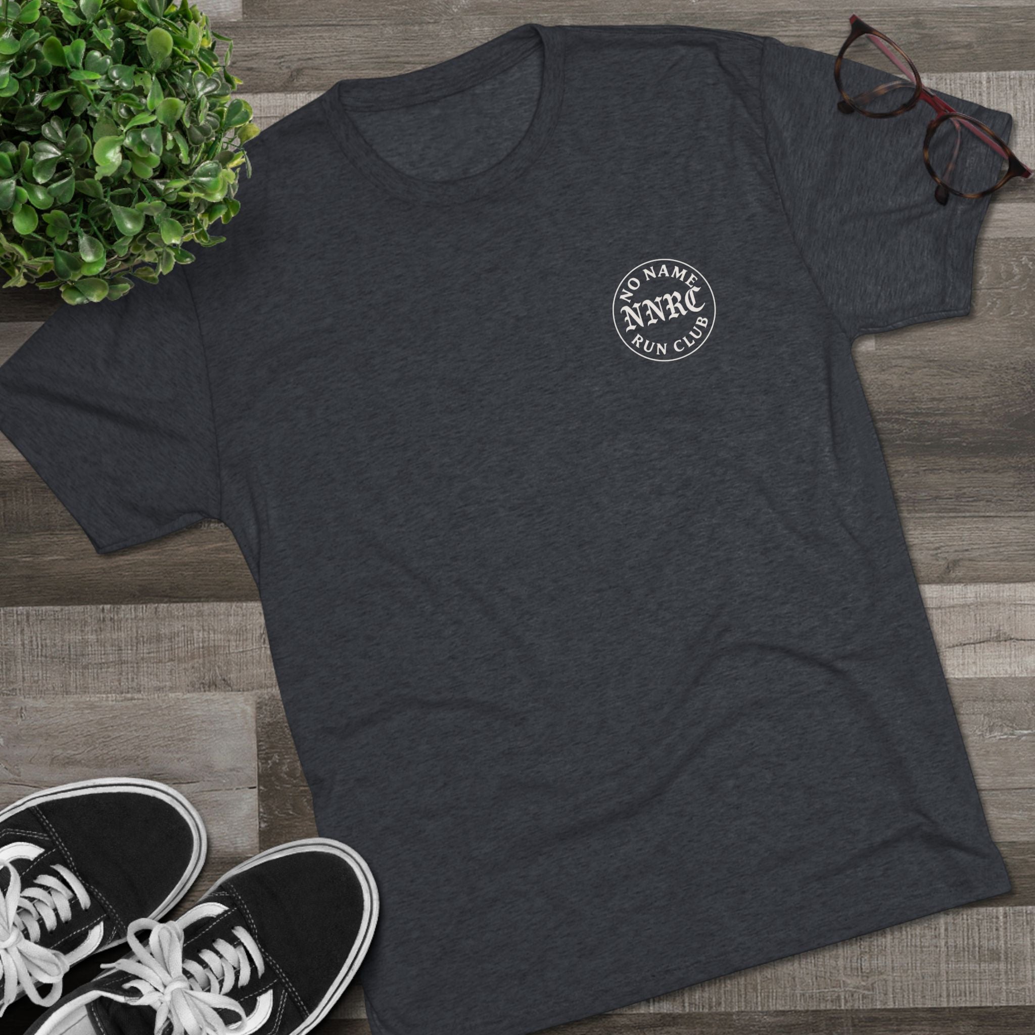 NNRC - RUN FASTER DARK HEATHER TEE