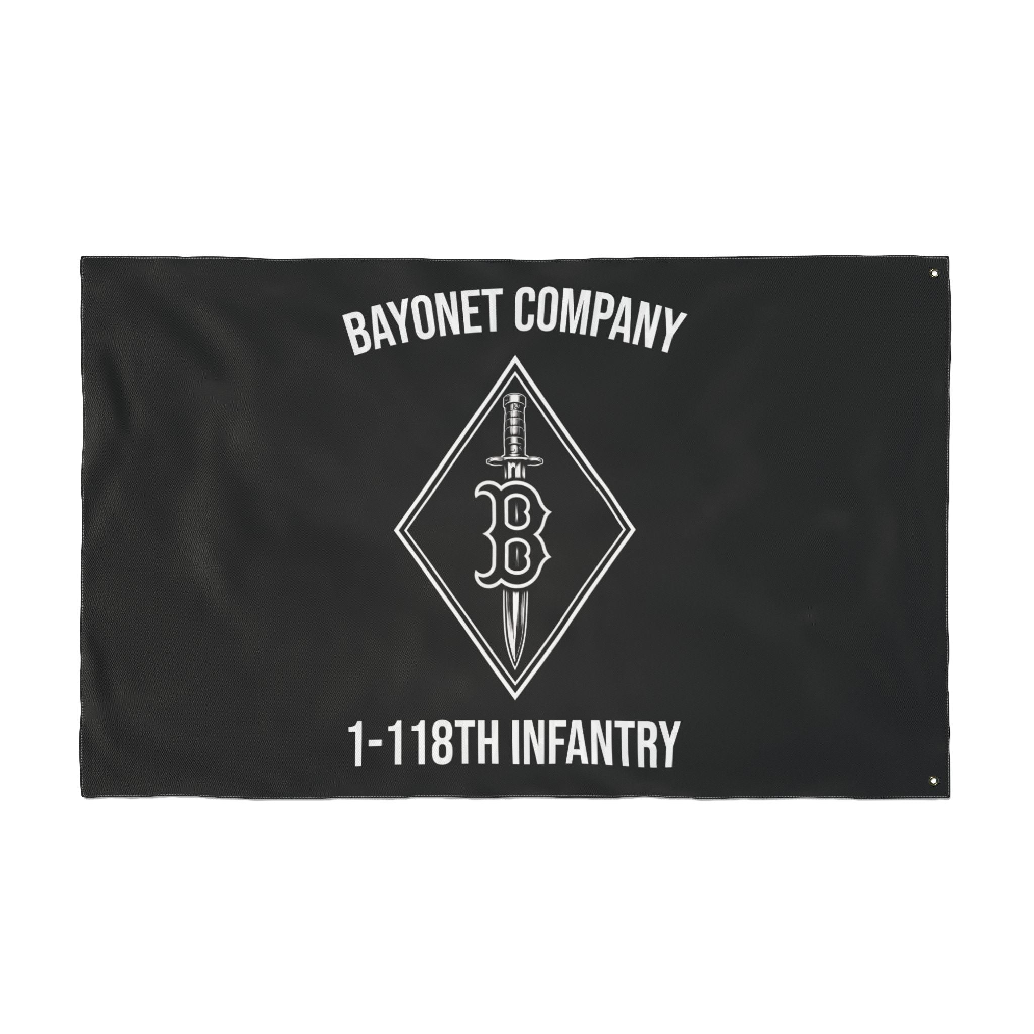 Bayonet Company 1-118th Infantry Double-Sided Flag