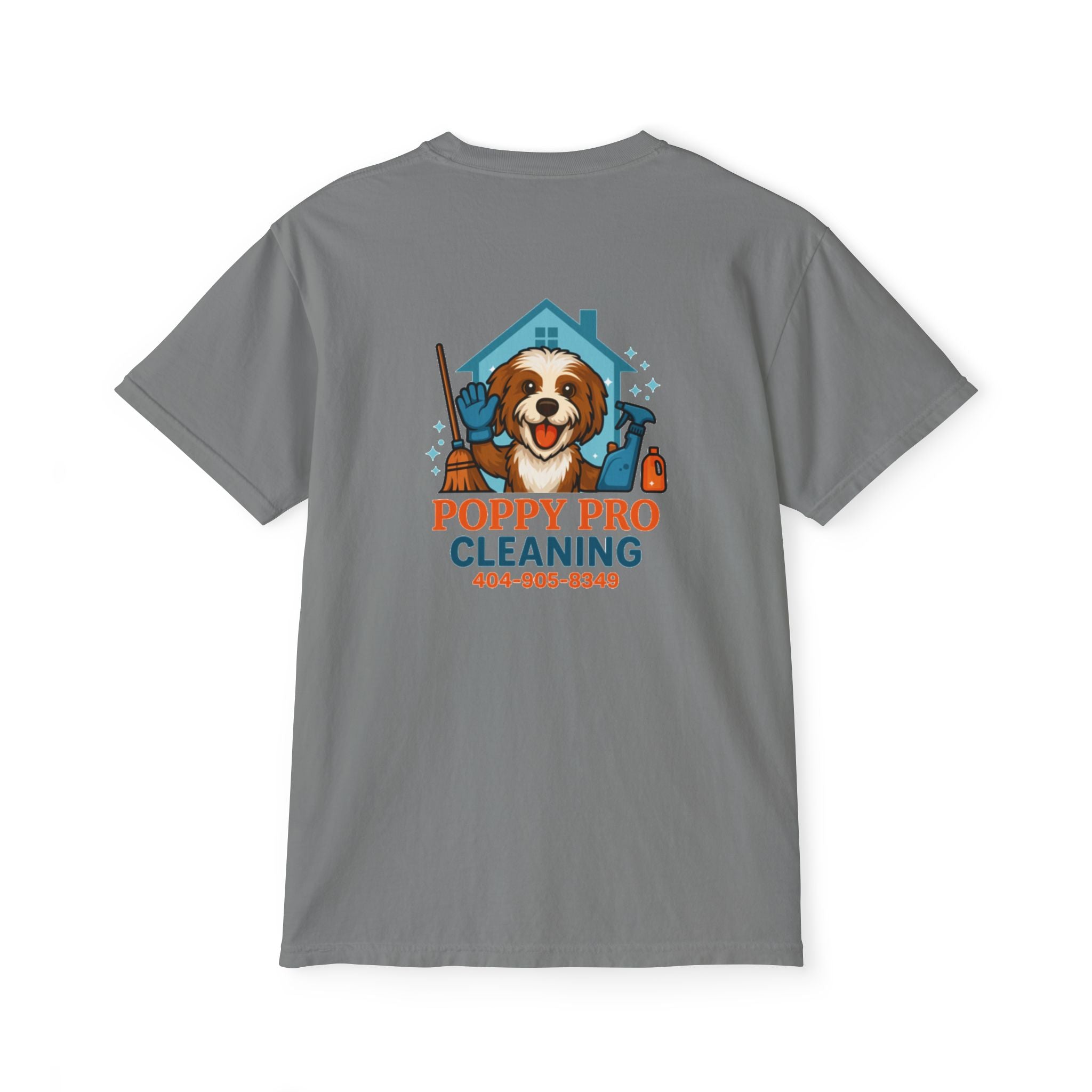 Poppy Pro Cleaning OG Pocket Tee