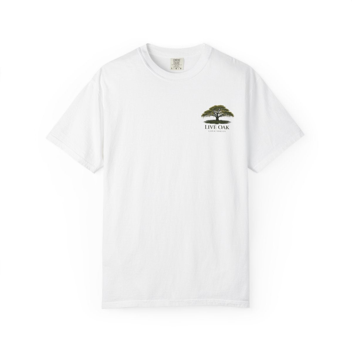 Live Oak Lavatories - Comfort Colors Logo Tee